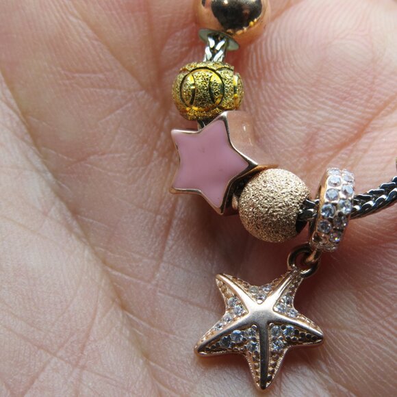 Pandora Style *925 Sterling Silver Bracelet - Picture 2 of 4